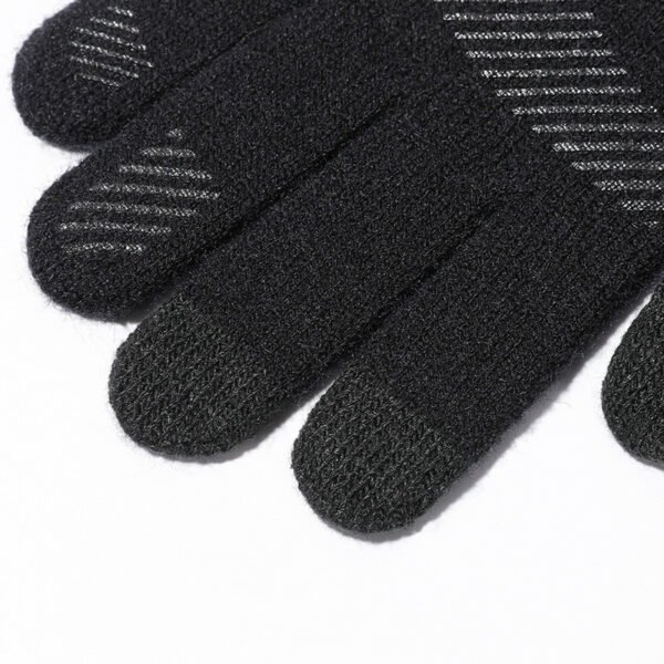 Thickened Arctic Fleece Knitted Wool Gloves - Image 6