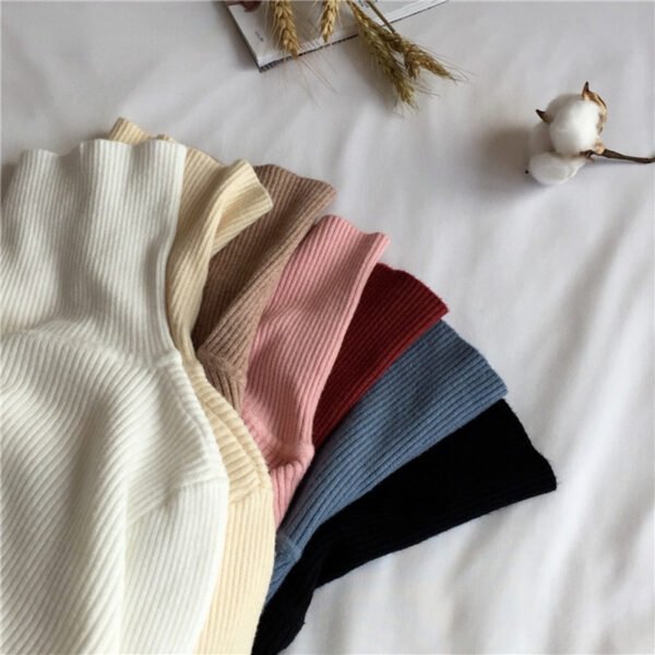 Turtleneck Sweater Temperament Warm Bottoming Shirt - Image 3