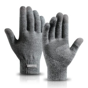 Thickened Arctic Fleece Knitted Wool Gloves