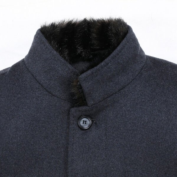 Winter New Down Liner Fur Collar Thickened Windbreaker Jacket - Image 8