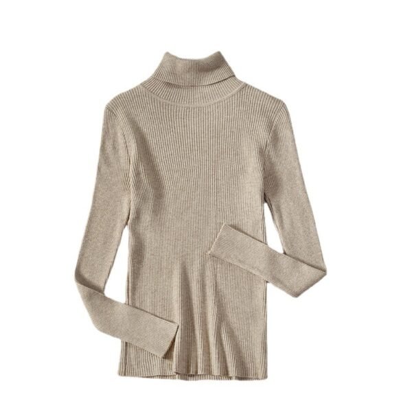 Turtleneck Sweater Temperament Warm Bottoming Shirt - Image 2