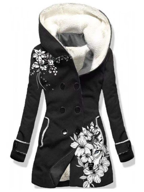 European And American-style Mid-length Women's Solid Color Temperament Commute Coat - Image 2