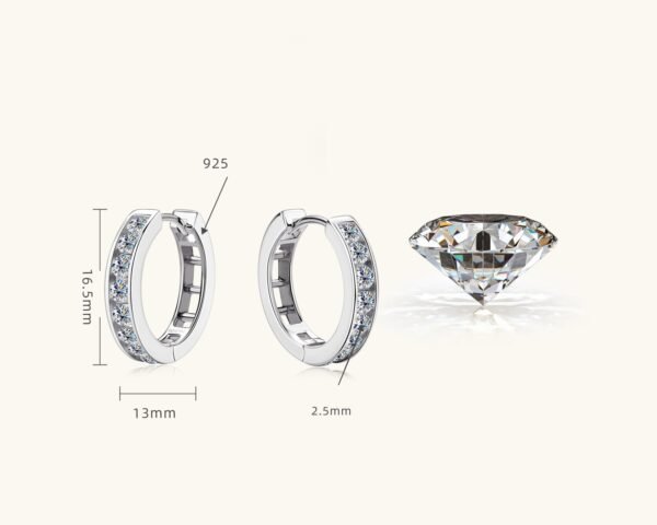 Light Luxury Sweet Cool Design S925 Silver Ear Clip - Image 7