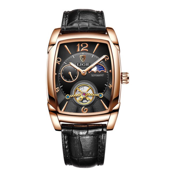 Men's Mechanical Watch Square Case Tourbillon - Image 2