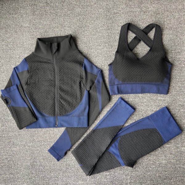 Yoga sets female sport gym suit - Image 4