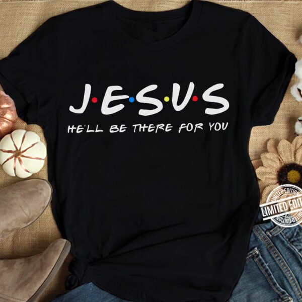 Jesus Friends Print Women Tshirts Cotton Clothes Tops - Image 2