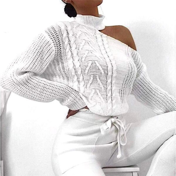 Women Sweaters Winter Sweater Ladies Blouse Tops Shirts - Image 2