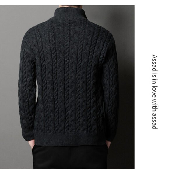 Men's Thread Knitted Vest Coat Loose Outer Sweater - Image 10