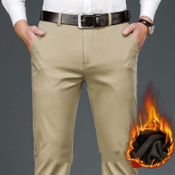 Autumn And Winter Thick Lyocell Tencel Cotton Pants - Image 2