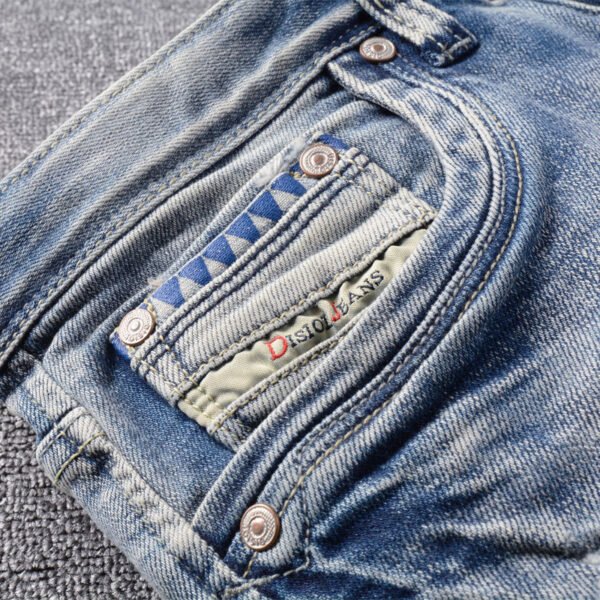 European And American Fashion Ripped Men's Jeans - Image 5