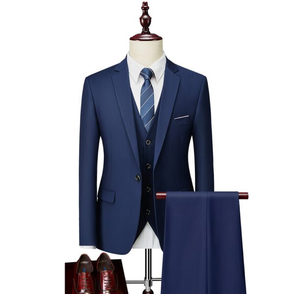 Business Casual Men's Korean Slim Suit - Image 5