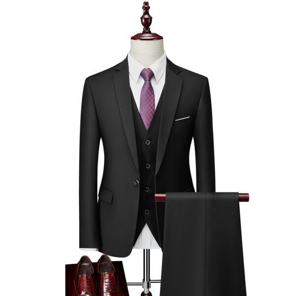 Business Casual Men's Korean Slim Suit - Image 3