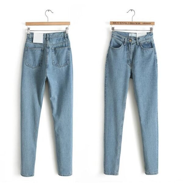 Harem Pants Vintage High Waist Jeans Woman Boyfriends - Image 2