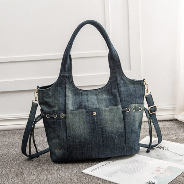 Fashion denim bag - Image 7