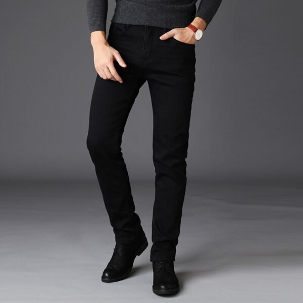 Men's black jeans - Image 2