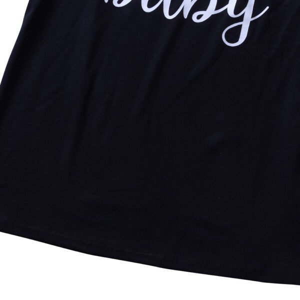 Summer Fashion Women Casual Letter Printed T-shirt Tops Lady Tee Printed Short Sleeve Tops - Image 9