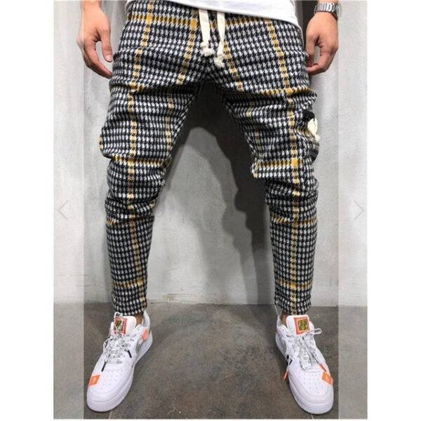 Autumn Pocket Pant Men Trouser Black Pants Male Trousers - Image 3
