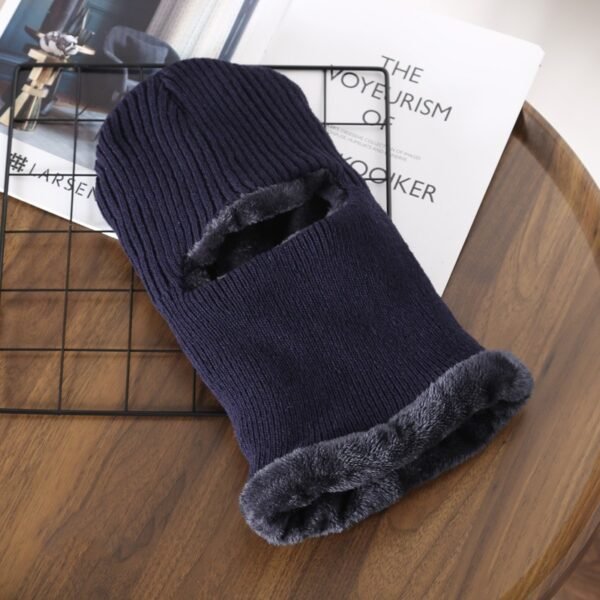 Men's Pullover Warm Plush Knit Hat - Image 4