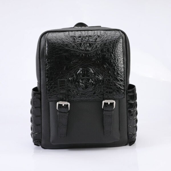Crocodile Bone Leather Fabric Leisure Men's Real-leather Bag - Image 3