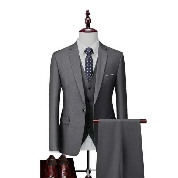 Business Casual Men's Korean Slim Suit - Image 9