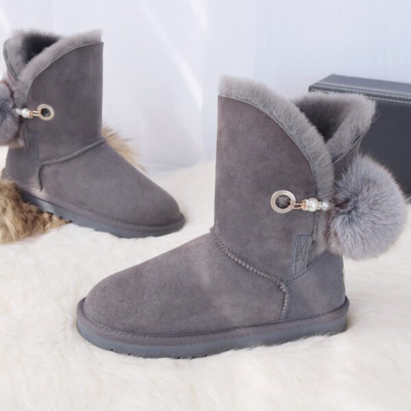 Sheepskin snow boots - Image 2