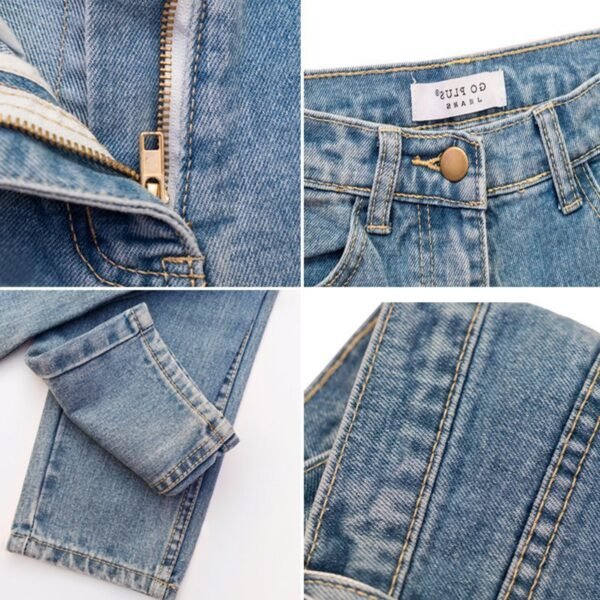 Harem Pants Vintage High Waist Jeans Woman Boyfriends - Image 3