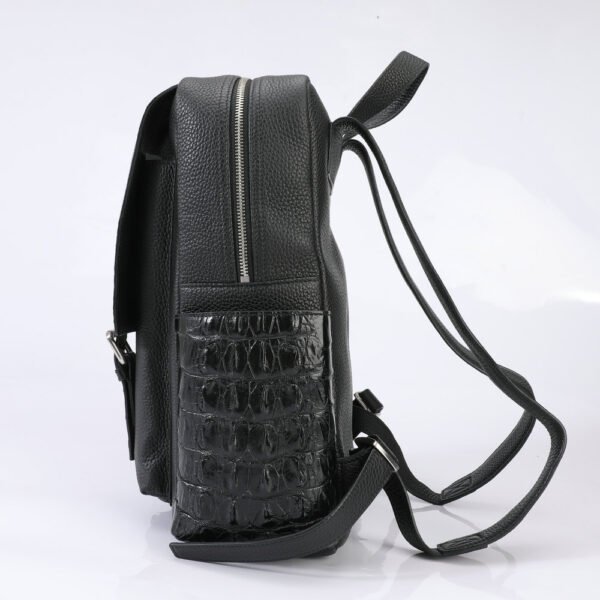 Crocodile Bone Leather Fabric Leisure Men's Real-leather Bag - Image 7