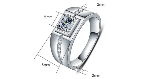 Men's Sterling Silver Ring - Image 6