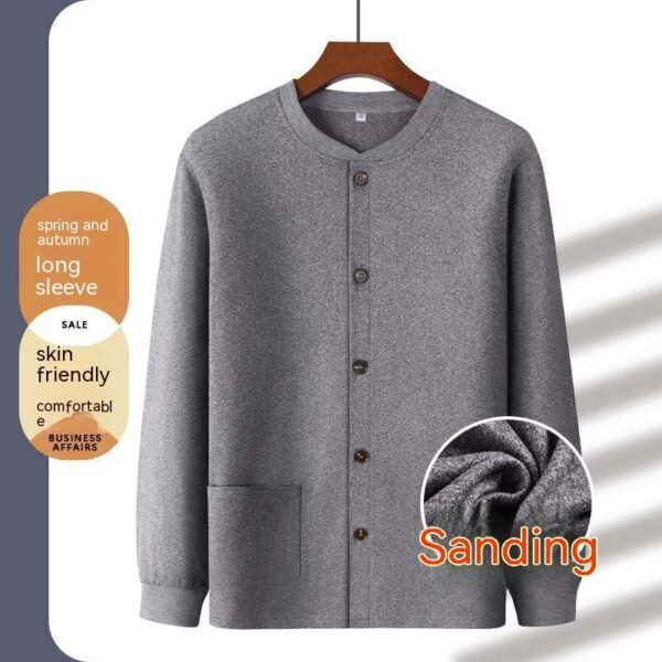 Middle-aged And Elderly People Long SleeveBuckle - Image 7