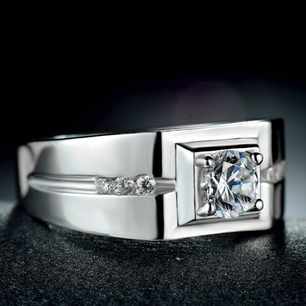 Men's Sterling Silver Ring - Image 5