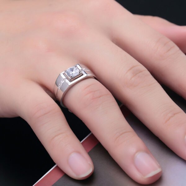 Men's Sterling Silver Ring - Image 4