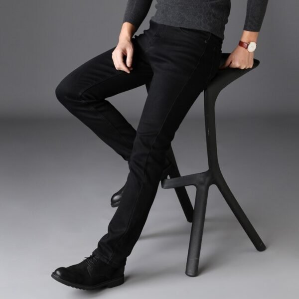 Men's black jeans - Image 3