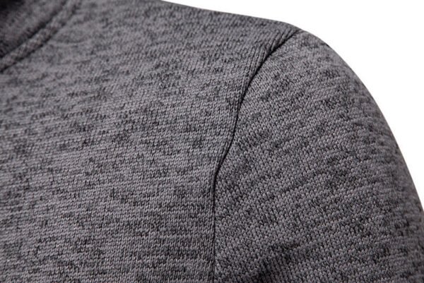 Men's Turtleneck Buttons Pullover Casual Loose - Image 3