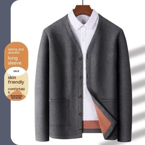 Middle-aged And Elderly People Long SleeveBuckle - Image 4