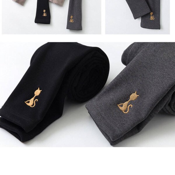 Slim-Fit High-Stretch Thermal Trousers With Small Feet - Image 3