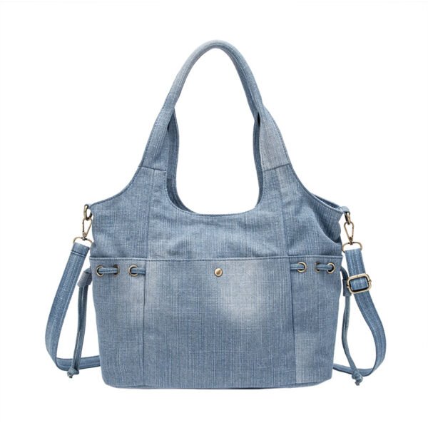 Fashion denim bag - Image 8