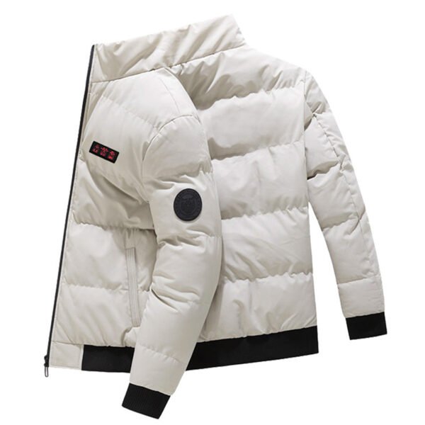 Outdoor Warm Heated Jacket Windproof Cotton Padded Clothes USB Heating Winter Keep Warm - Image 4