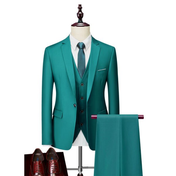 Business Casual Men's Korean Slim Suit - Image 10