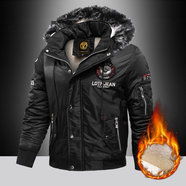 Thick Casual Men Cotton Clothes To Keep Warm - Image 4