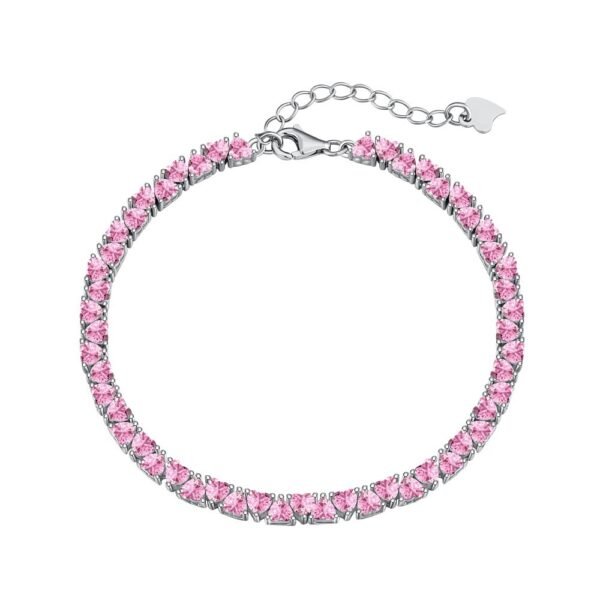 S925 Sterling Silver 3MM Personalized Zircon Bracelet - Image 6