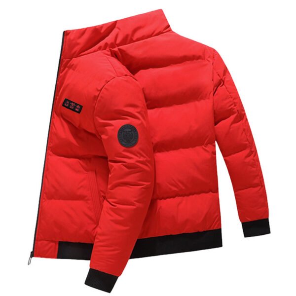 Outdoor Warm Heated Jacket Windproof Cotton Padded Clothes USB Heating Winter Keep Warm - Image 2