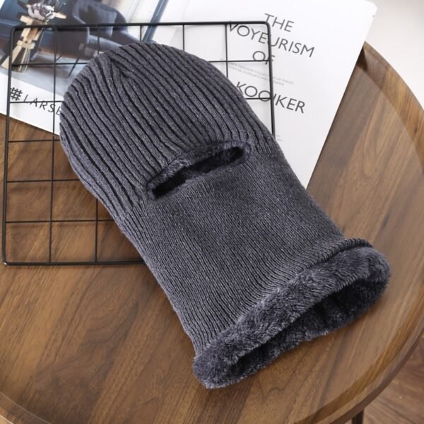 Men's Pullover Warm Plush Knit Hat - Image 5