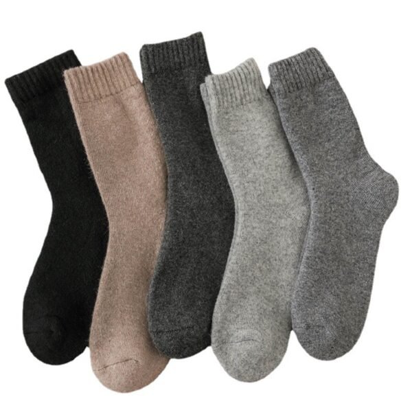 Men's Winter Terry Socks Super Thick Warm Mid Tube - Image 3