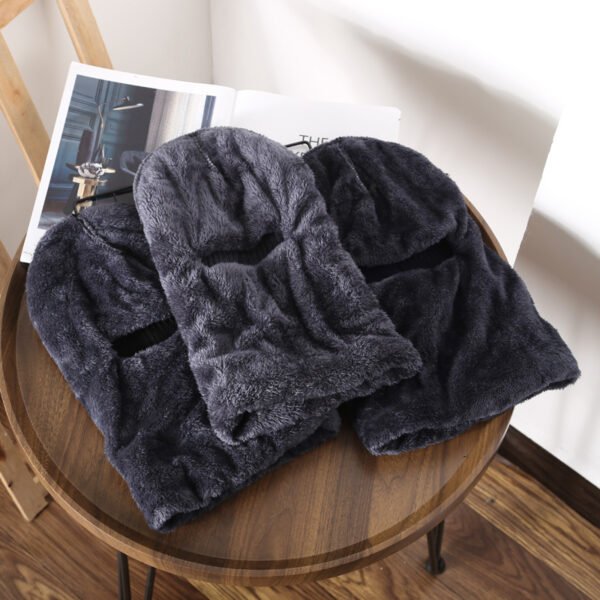 Men's Pullover Warm Plush Knit Hat - Image 2