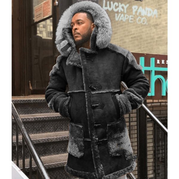 Men's velvet horn button jacket - Image 5