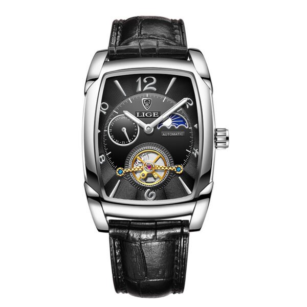 Men's Mechanical Watch Square Case Tourbillon - Image 4