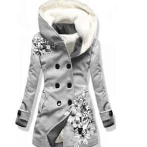 European And American-style Mid-length Women's Solid Color Temperament Commute Coat