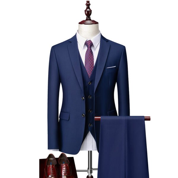 Business Casual Men's Korean Slim Suit - Image 7