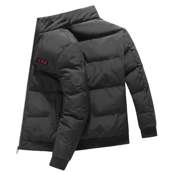 Outdoor Warm Heated Jacket Windproof Cotton Padded Clothes USB Heating Winter Keep Warm - Image 3
