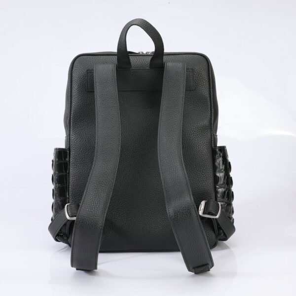Crocodile Bone Leather Fabric Leisure Men's Real-leather Bag - Image 4